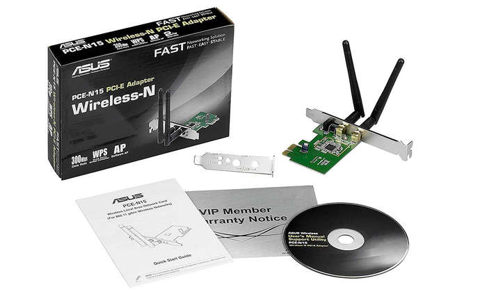 ASUS PCE-N15 Wireless-N300 PCI Express Adapter
