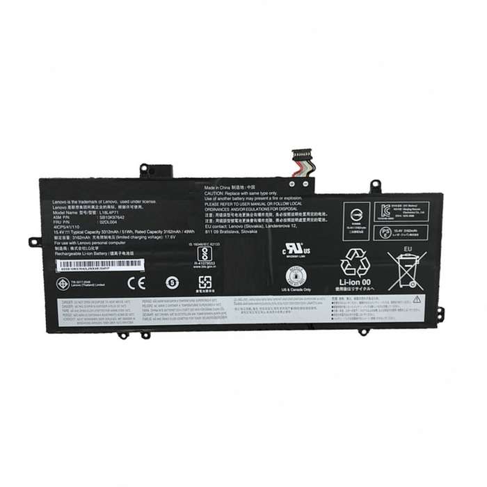 Battery for Lenovo X1 Carbon Gen7,X1 Yoga Gen4 series (L18C4P71)