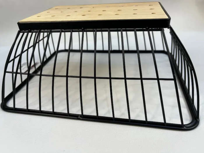 Square Storage Basket Black