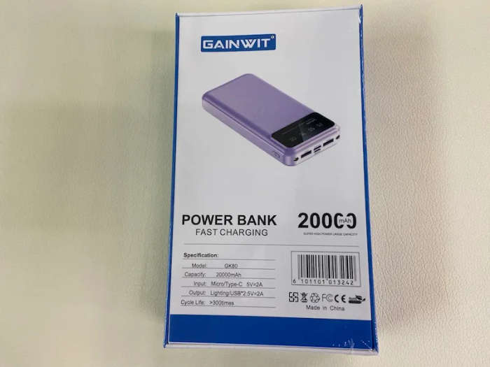 Gainwit Power Bank 20000 Mah