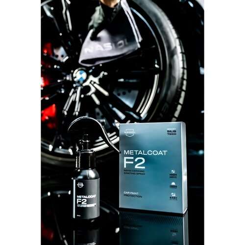 Nasiol Metalcoat F2: Nano Ceramic Coating Spray Kit - 1 Yr+