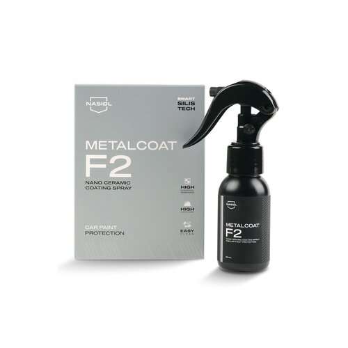 Nasiol Metalcoat F2: Nano Ceramic Coating Spray Kit - 1 Yr+