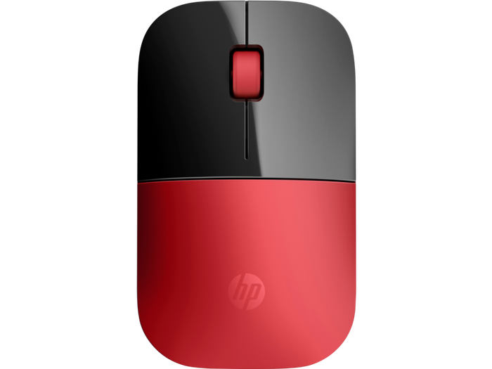 HP Wireless Mouse Z3700, Cardinal Red, matte/glossy finish)
