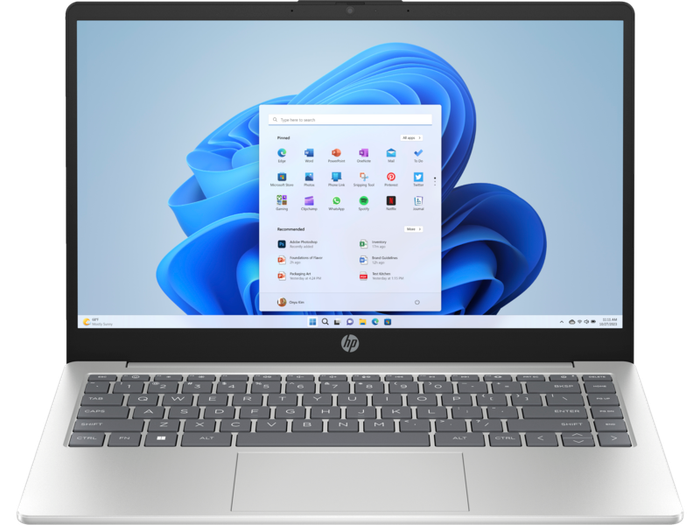 23C1-Intel OPP HP 14 inch Laptop PC FFPlus WWAN NaturalSilver NT HDcam nonFPR nonODD nonBackLit Win1