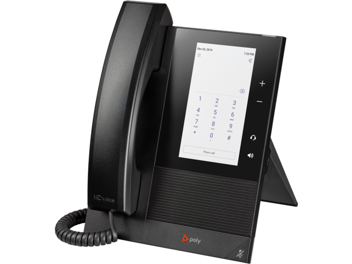 Poly CCX 400 Teams Dialpad Left facing