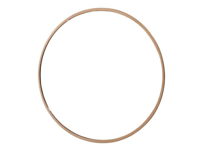 Round ring, Stainless Steel, rose gold 59mm