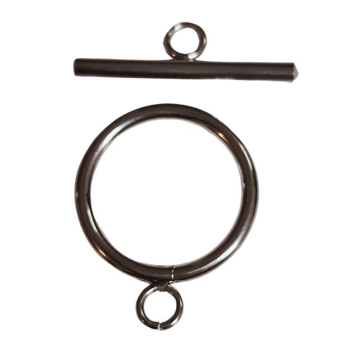 Stainless steel bar and toggle clasp 20mm, 18 pieces