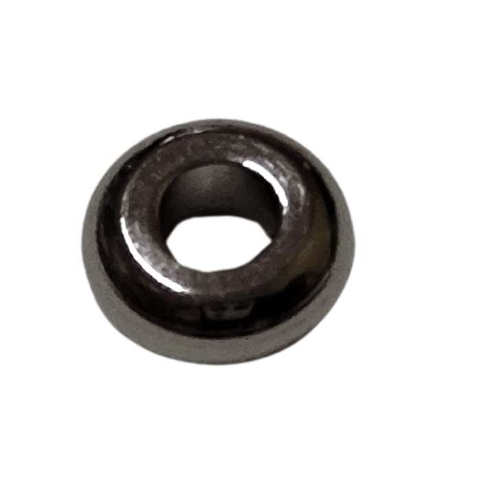 20x Disc bead in stainless steel, 4x1.5mm