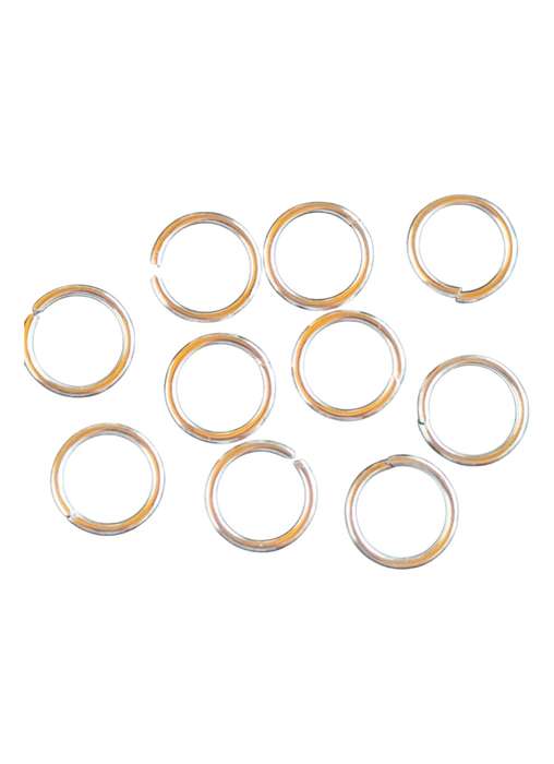 10mm x1.2mm Jumpring in stainless steel, 10 Pcs