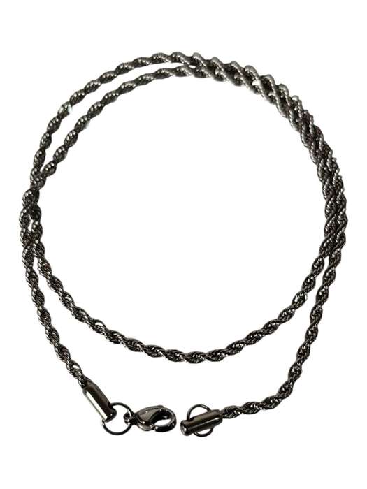 Stainless steel Rope Chain with lobster clasp, 2.mm x 40cm