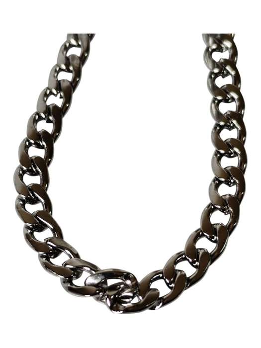 Stainless steel flat curb chain, 7x5mm, 1 meter