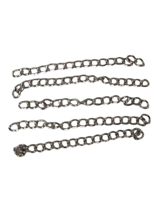 150 x Stainless steel extension chain, 4.7cm long, 3mm wide