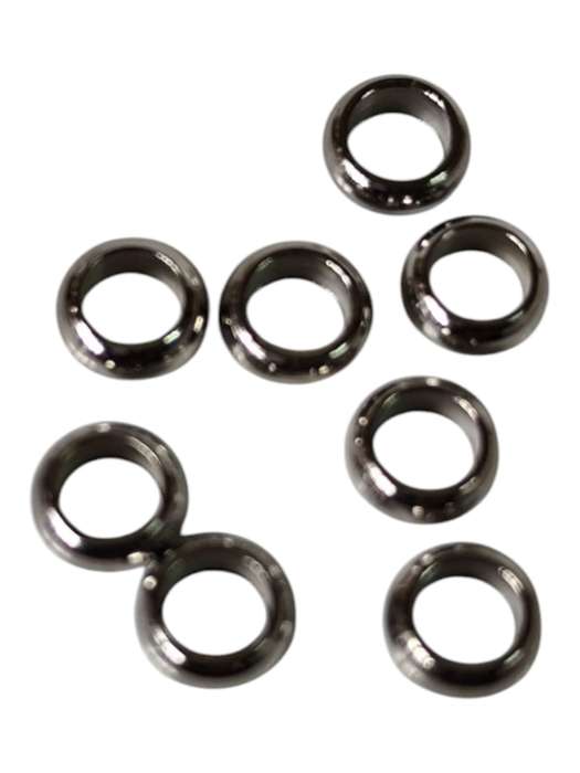 250 pcs Stainless steel bead spacer, 2.01mm x 4.95mm, Hole diameter 3.5mm