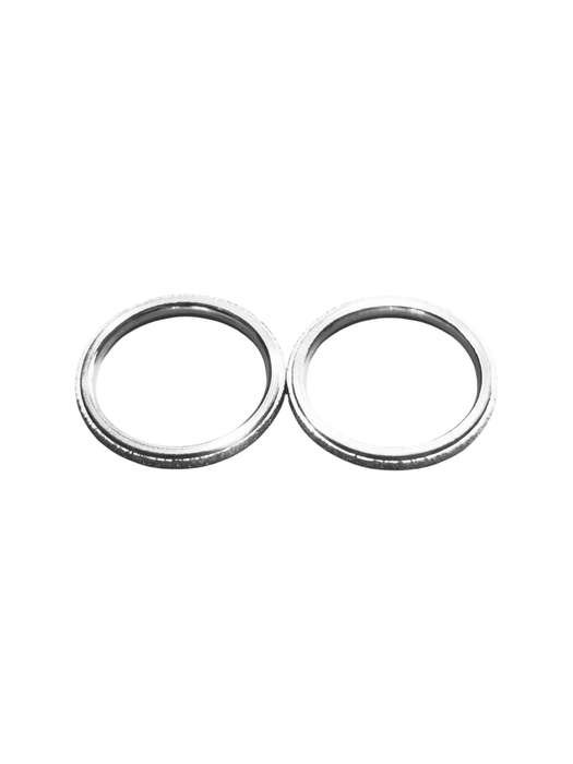 Stainless Steel Ring, Brushed edge