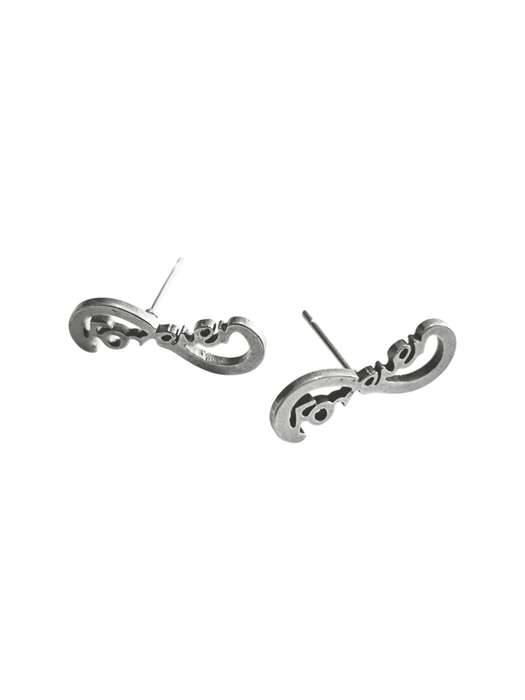 Stainless Steel Infinity Forever Earring Pair, 18mm