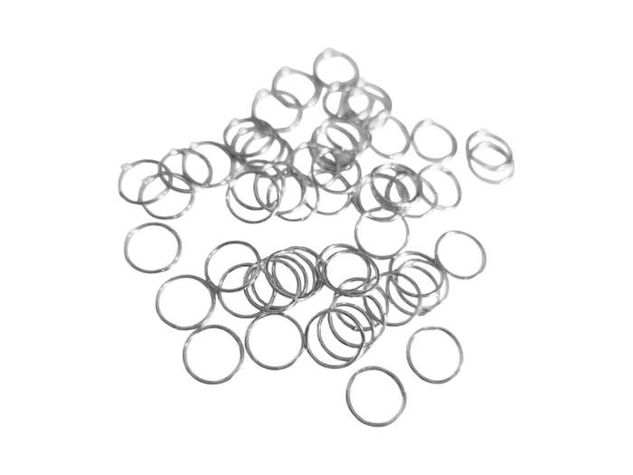 10mmx0,7mm Jumprings in Stainless Steel, 60 Pcs