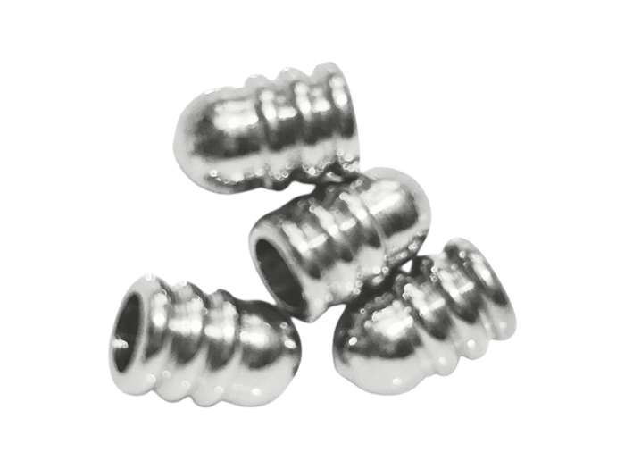 End caps for 3mm cable in stainless steel, 4 pcs