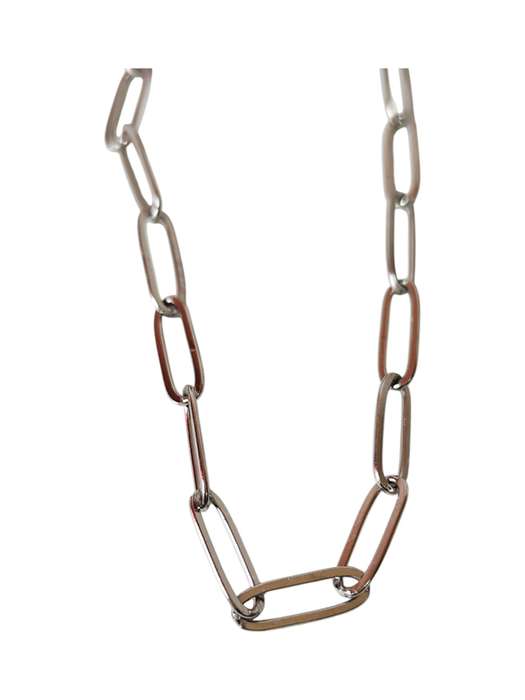 Stainless Steel paperclip chain, 5x15mm, 5m