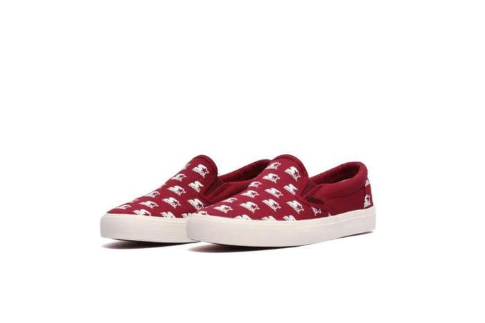Starter Unisex Maroon Starter Slip On Sneakers