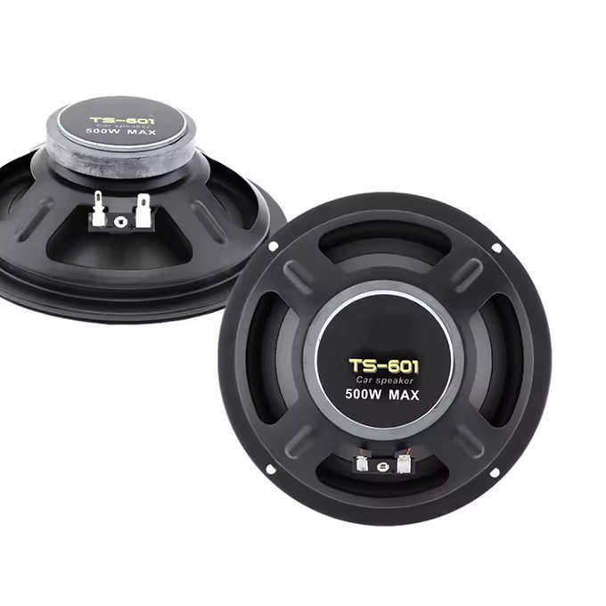 TS-601 500W UNIVERSAL 6.5" COAXIAL CAR AUDIO STEREO SPEAKERS - SET OF 2