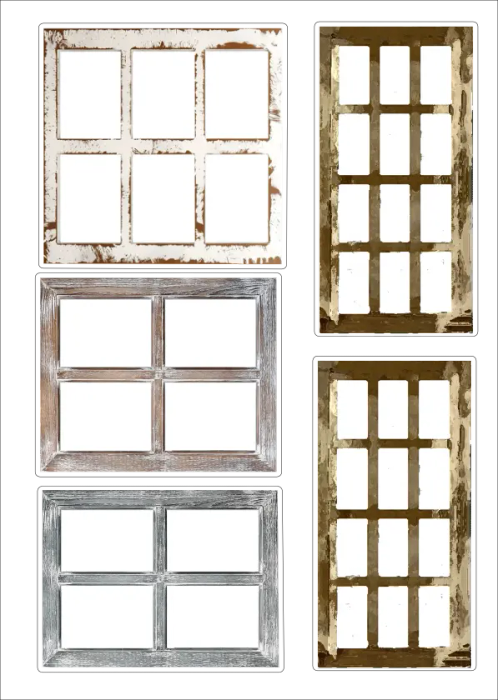 Clear Vinyl Window of Opportunity Sticker Sheet for Bible Journaling and Journaling Stickers | Cl...