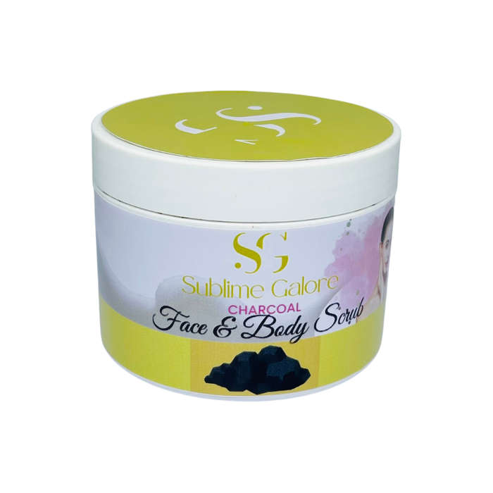 Charcoal Face &amp; Body Scrub