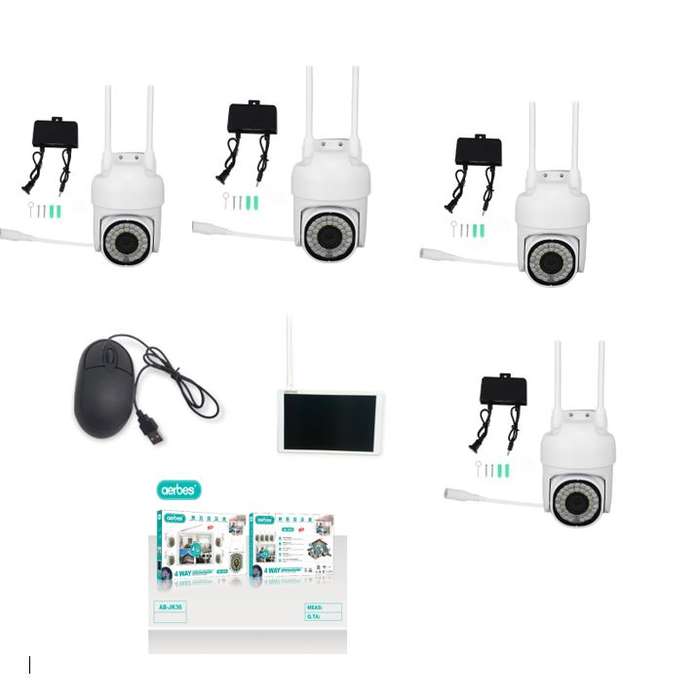 Aerbes AB-JK36 Ball Machine Wifi Camera Set 4 Channel With Screen