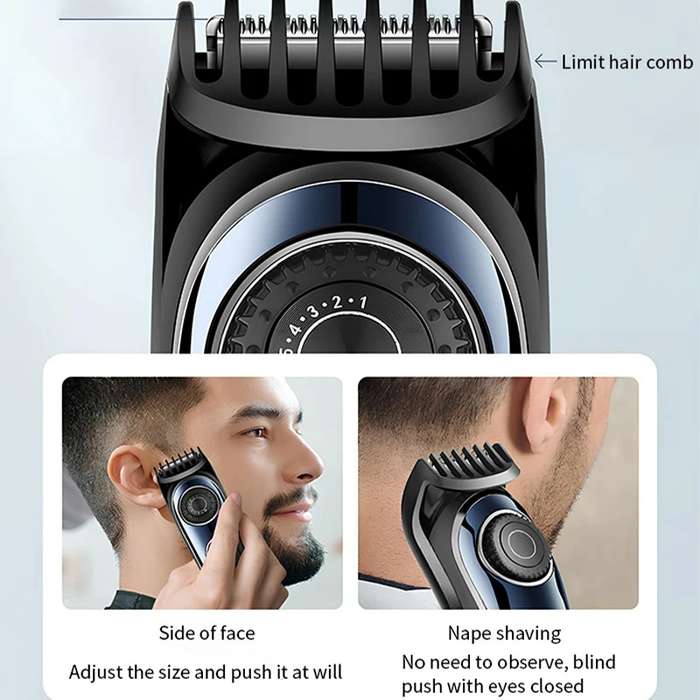 Aorlis AO-50006 Rechargeable Hair Trimmer With 10 Level Adjustment 1000Mah