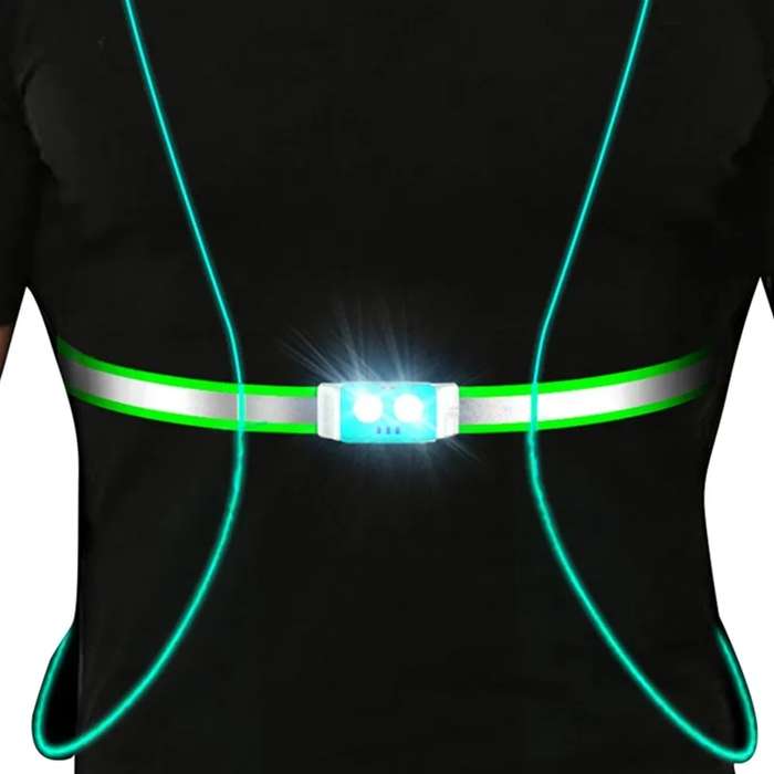 Aerbes AB-TD04 USB Rechargeable Chest/Waist Night LED Running Light