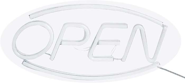 ZYF-D274 USB Powered Open Sign Neon Lamp With Back Plate + On Off Switch