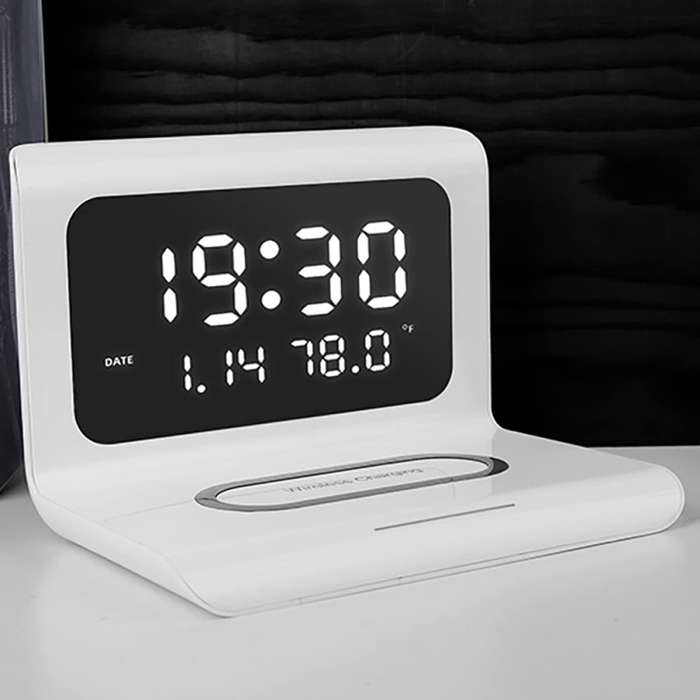 XF0751 Wireless Charging Digital Alarm Clock