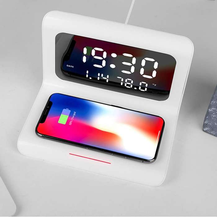 XF0751 Wireless Charging Digital Alarm Clock