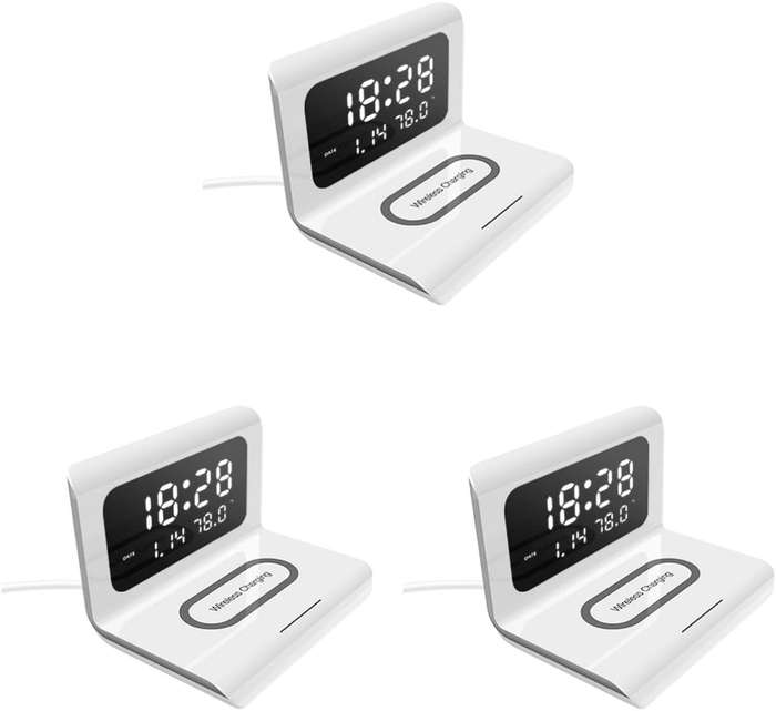 XF0751 Wireless Charging Digital Alarm Clock