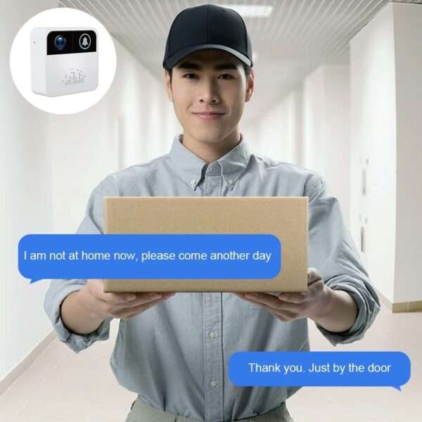 SE061 Smart WIFI Doorbell Intercom Two-Way Audio Wireless Security Camera Home Visiting Reminder