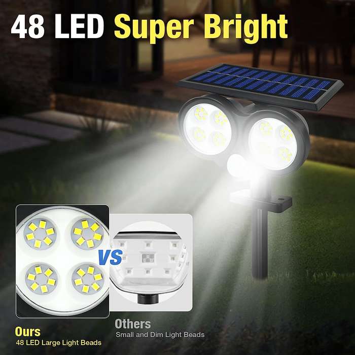 FA-1906A Solar Powered LED Light Wall Lamp 200lm