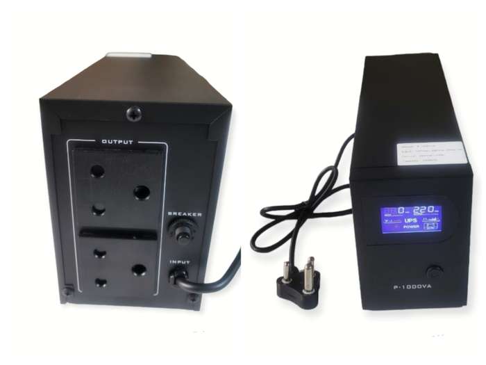 1000VA Uninterruptible UPS For Loadshedding 600W