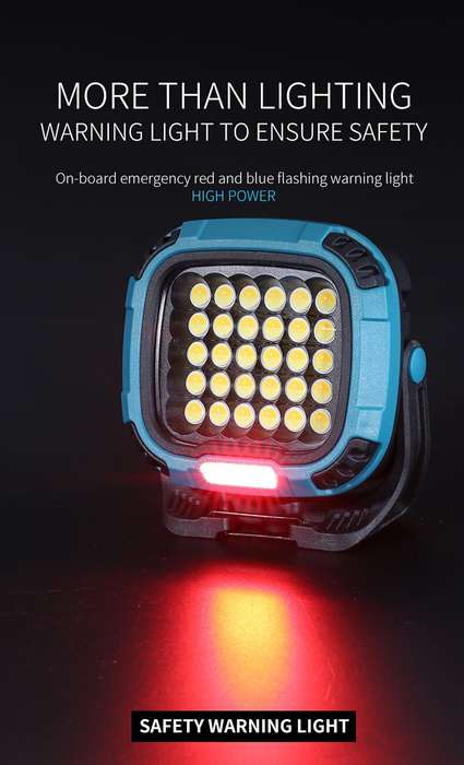 Multifunctional USB-C Rechargeable Cob Light Or AAA Battery Powered