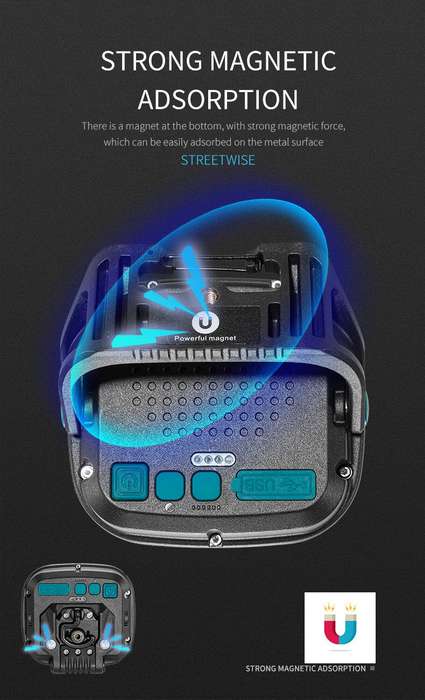 Multifunctional USB-C Rechargeable Cob Light Or AAA Battery Powered