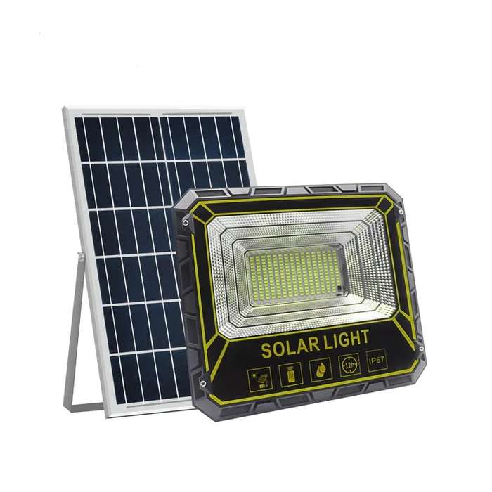 FA-GTX-300W LED Solar Powered Flood Light With Solar Panel And  Remote Control
