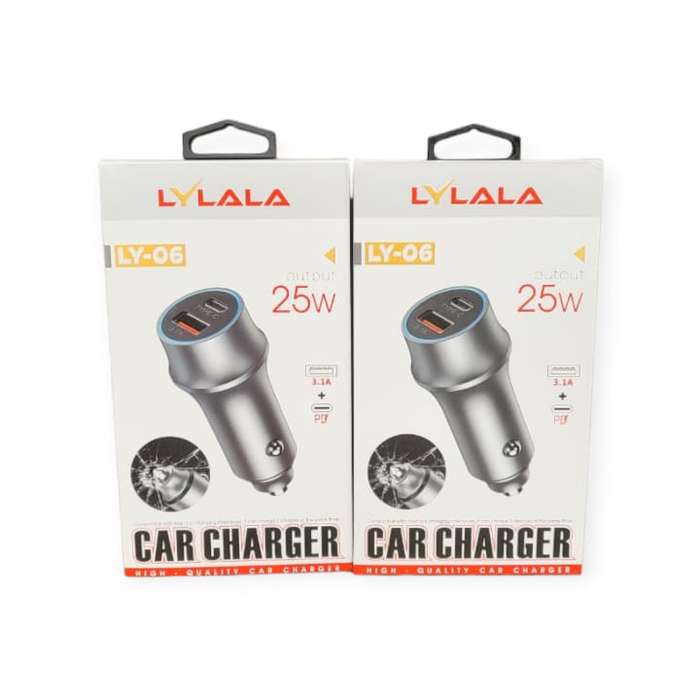 Lylala LY-06 USB 3.1A +PD 25W Car Charger