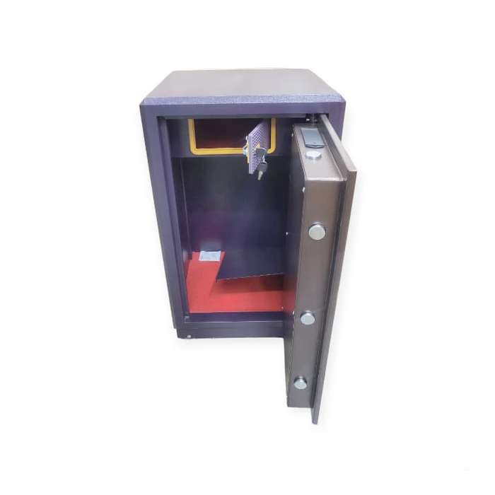 XF000060 Safe On Wheels With 2 Keys + Combination Lock Safe Size 47cmx 44 x 80cm