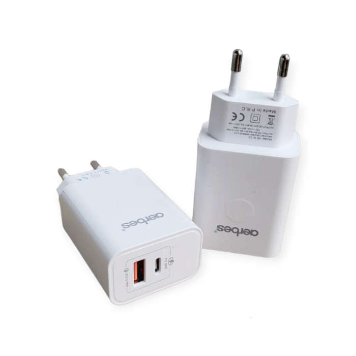 Aerbes AB-SJ20 PD 30W + QC3.0 USB Smart Travel Charger