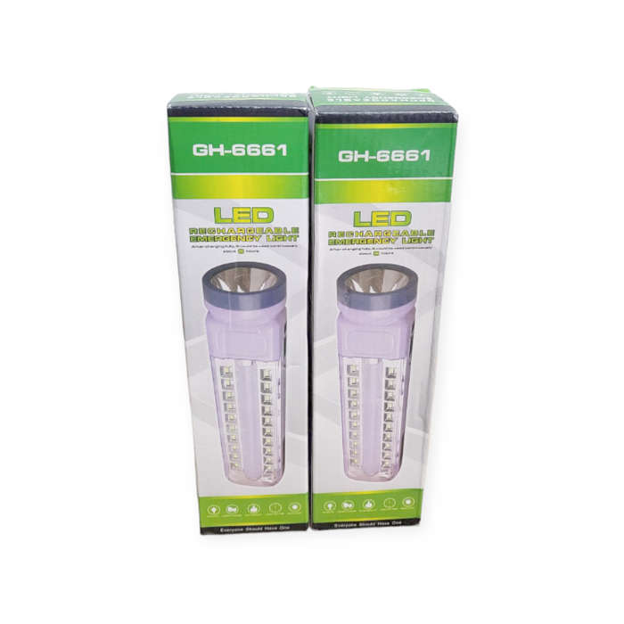 FA-6661 Solar Powered LED Rechargeable Emergency Light
