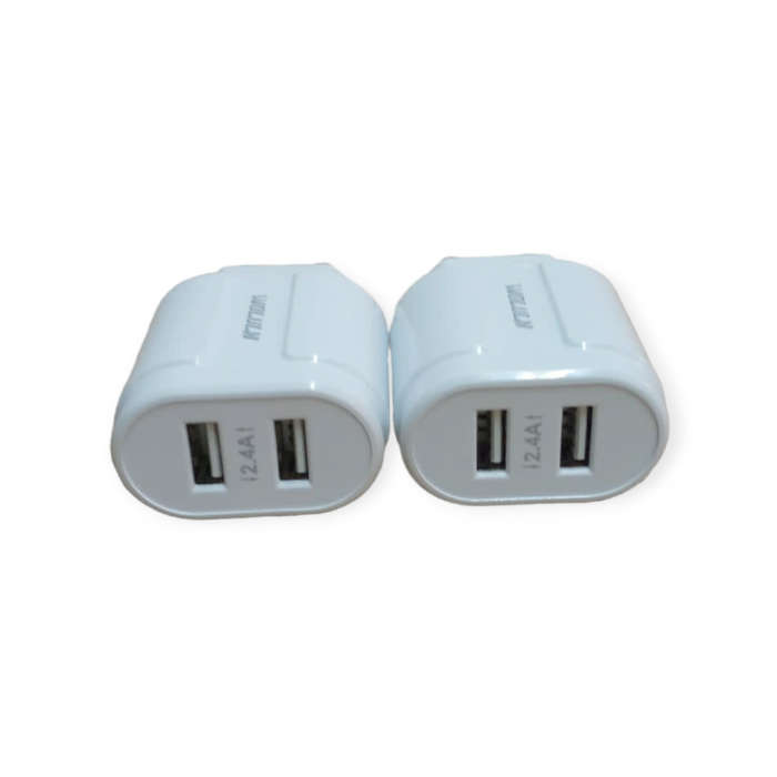 Wolulu AS-51453 Dual USB Wall Charger 2.4A