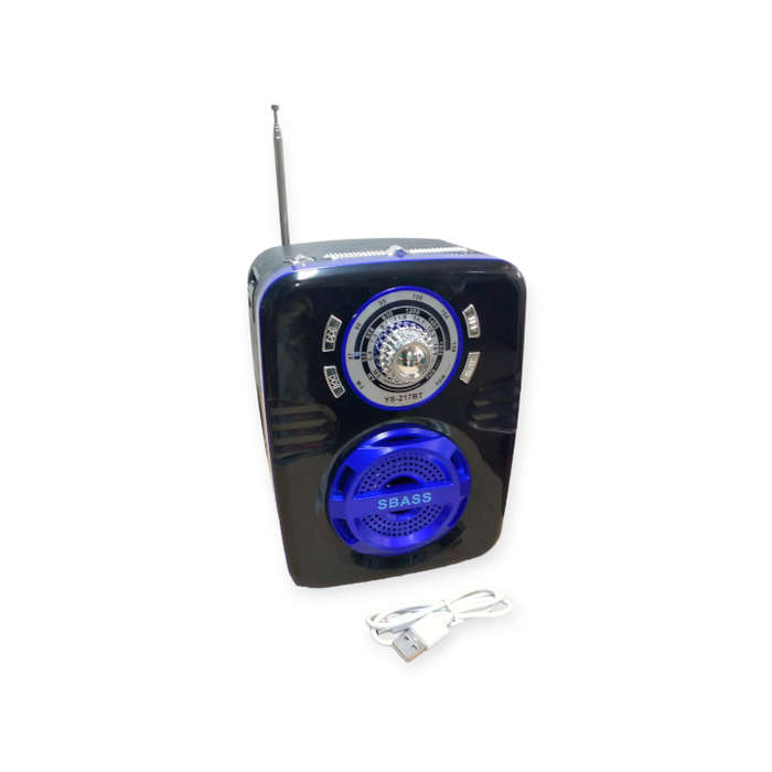 YS-217BT Rechargeable RGB Bluetooth MP3 Speaker Player With Torch