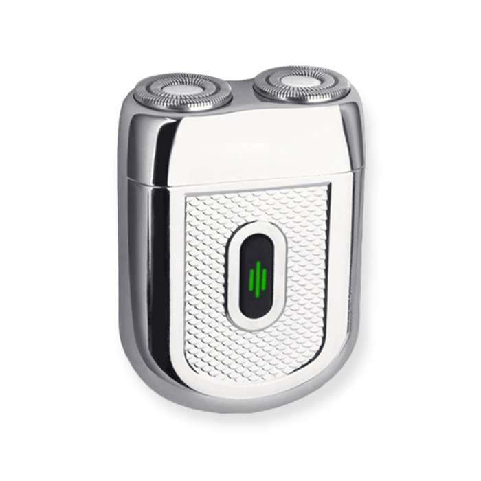 USB Rechargeable Portable Rotary Double-head Hair Shaver
