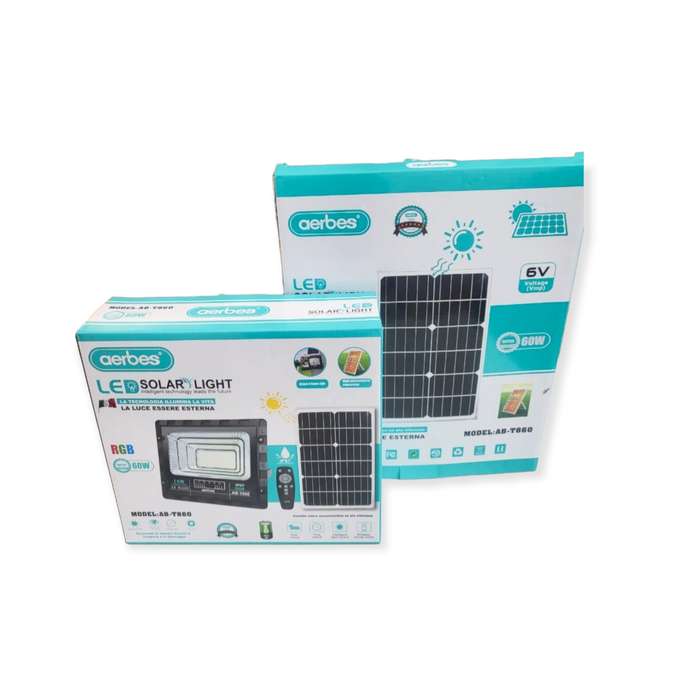 Aerbes AB-T860 Solar  Powered Floodlight RGB 60W