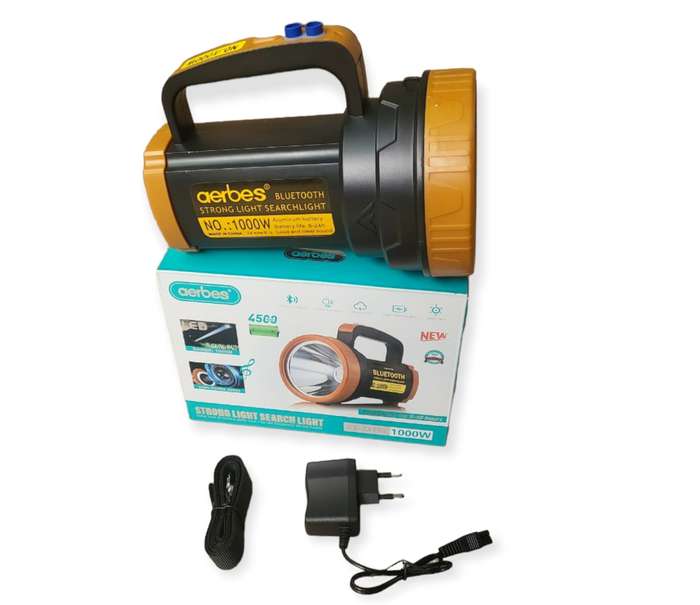 Aerbes AB-Z1155 1000W Searchlight 4500Mah Battery With Bluetooth Speaker