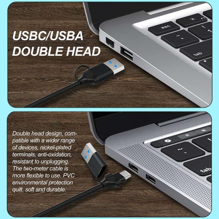 169 USB + Type C to HDMI Video Capture 2M