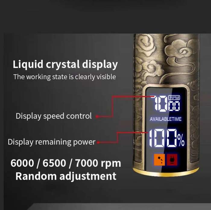 Aorlis AO-50016 Professional LCD Display USB Charging Hair Trimmer 1200Mah